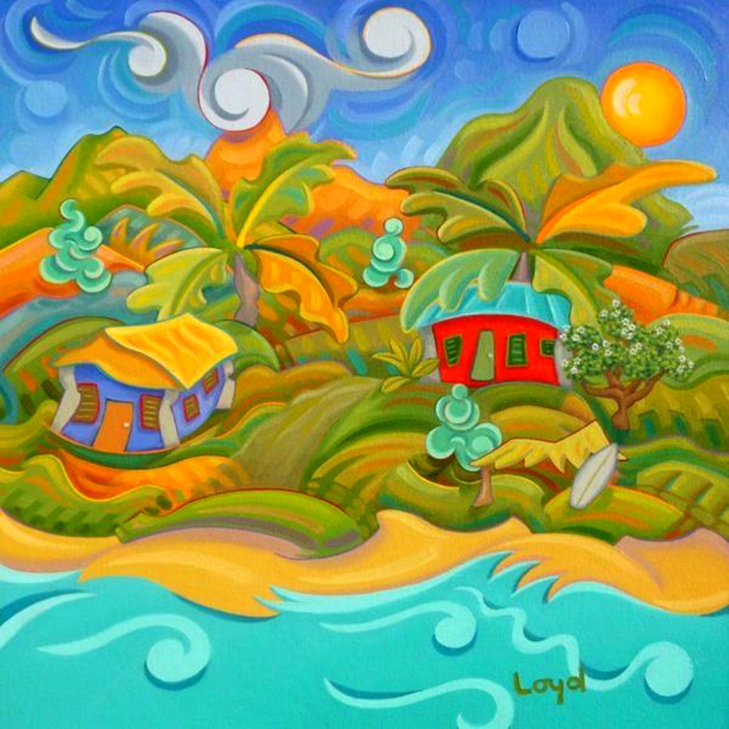 20" x 20" Sunny Afternoon