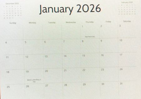 2026 CALENDAR