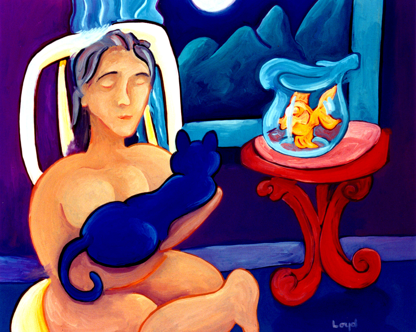 Night of the Blue Cat