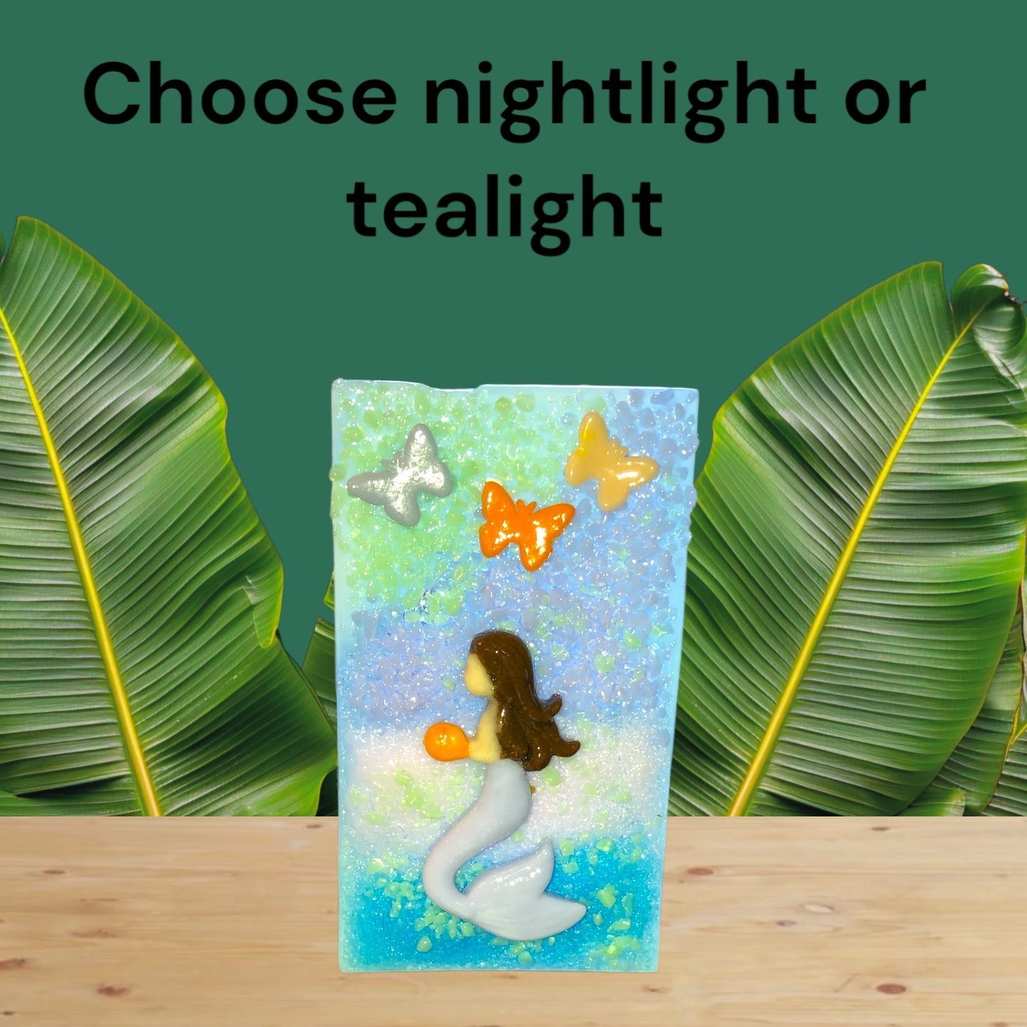 Choose Nightlight or Tealight Mermaid