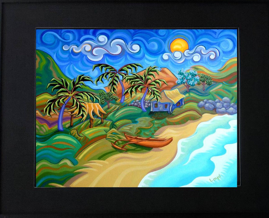 5" x 7" Matted Hale Kaukahi Ho'okele