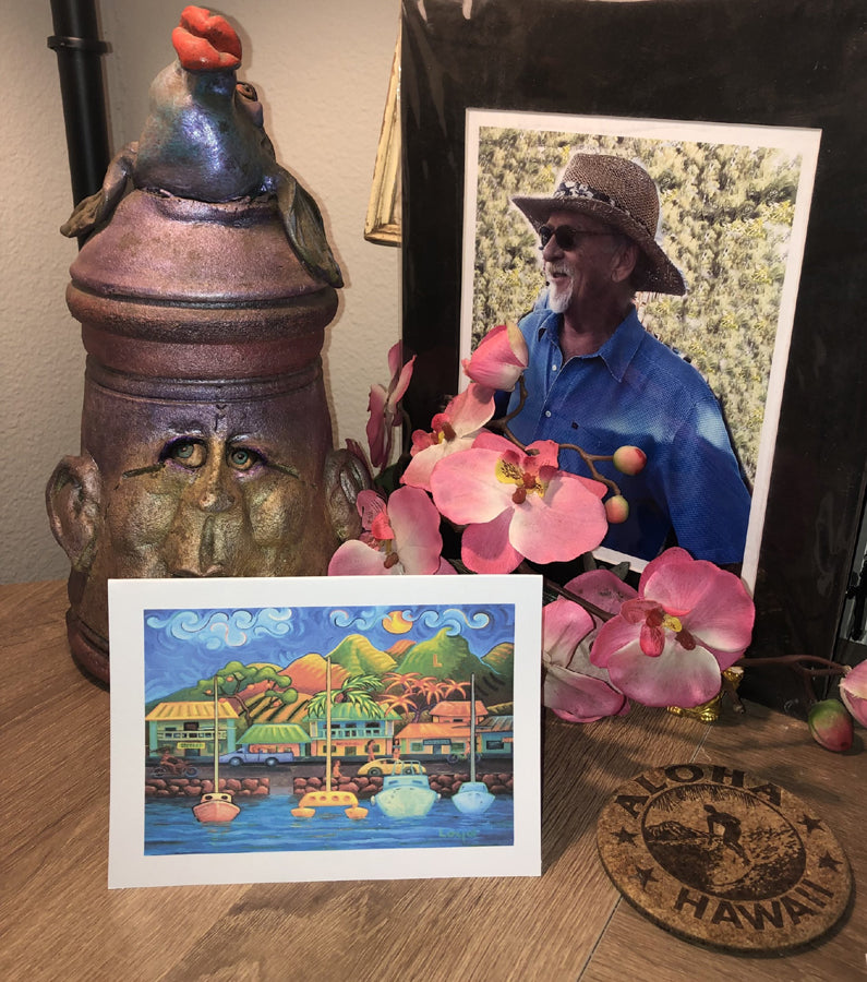 Lahaina, Maui Art Card Set