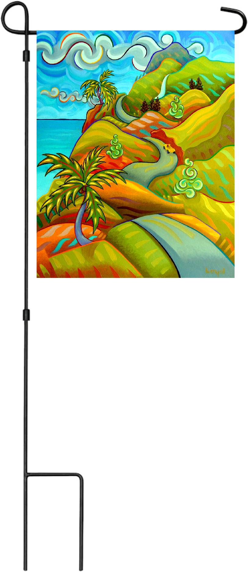 12" x 18" Garden Flag Road to Hana