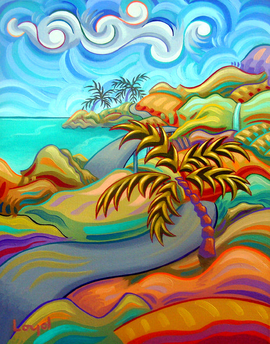 16" x 20" Pali Alanui