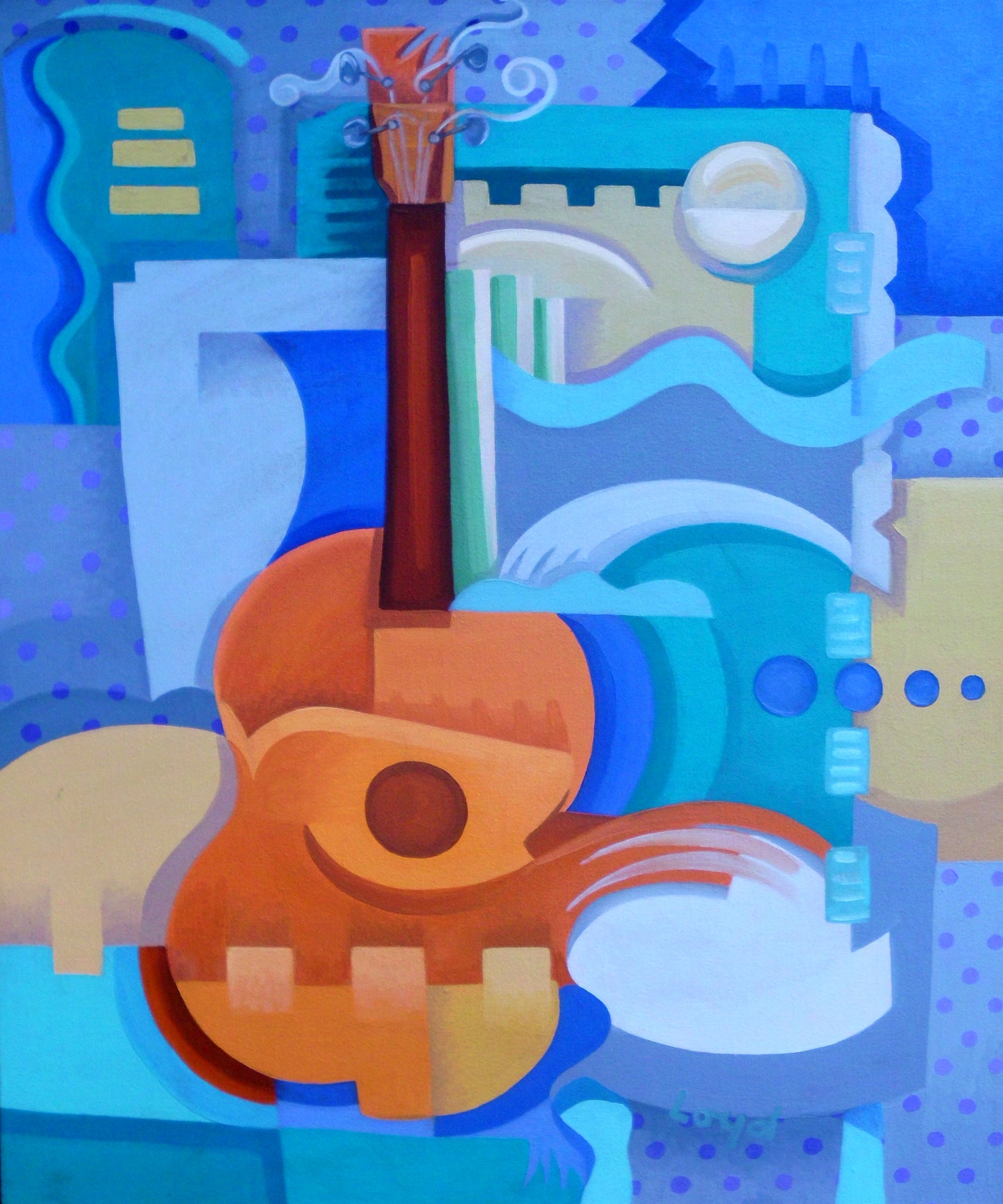 20" x 24" The Blues