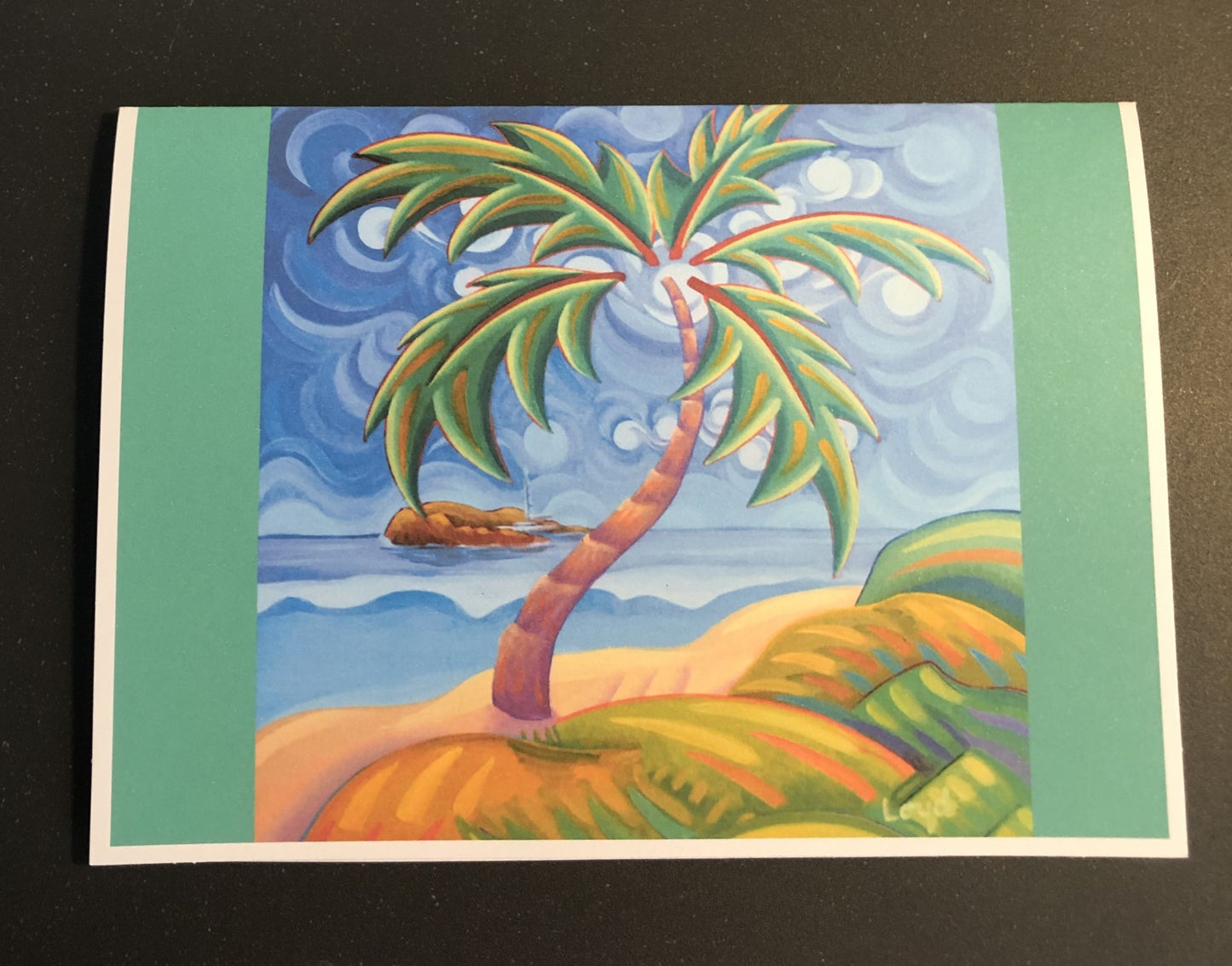 Palm Tree Art Card Set