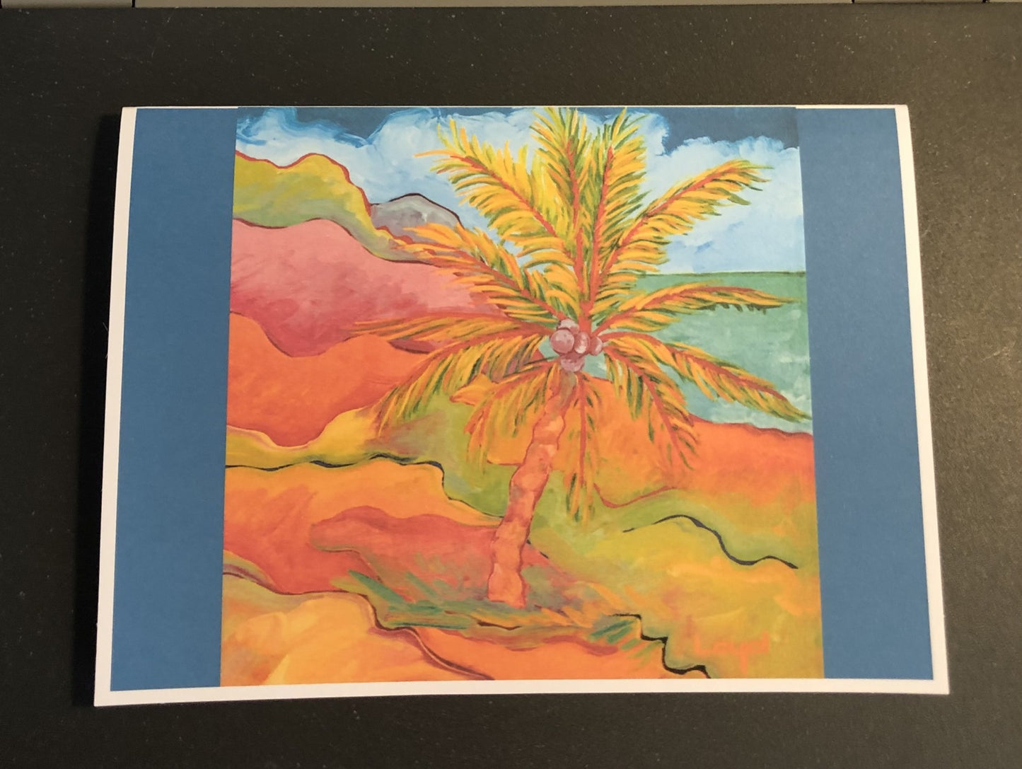 Palm Tree Art Card Set