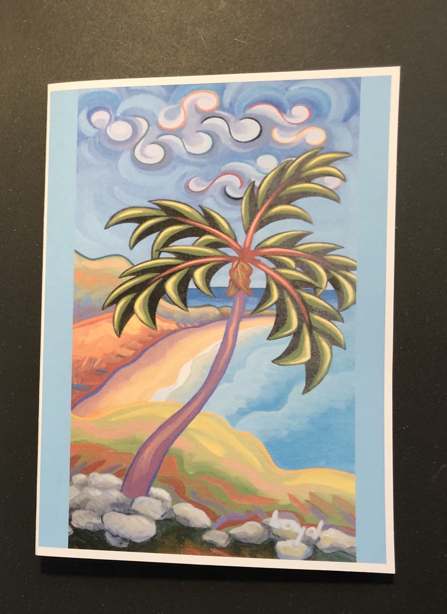 Palm Tree Art Card Set