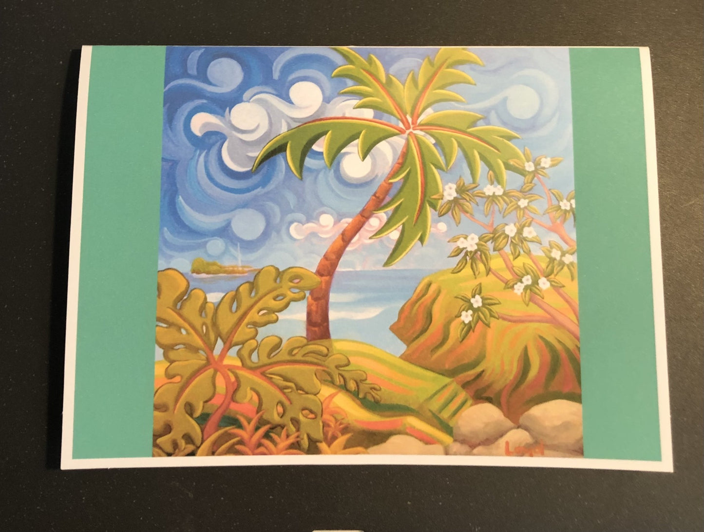 Palm Tree Art Card Set