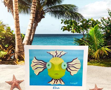 Fantasy Fish Art Card Set