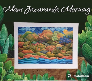 Maui Jacaranda Art Card Set 1 & 2