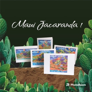 Maui Jacaranda Art Card Set