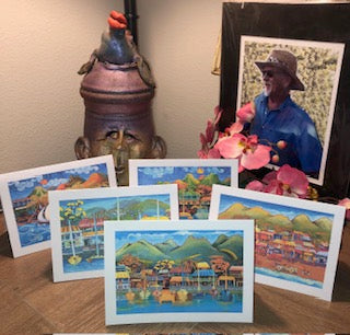Lahaina, Maui Art Card Set