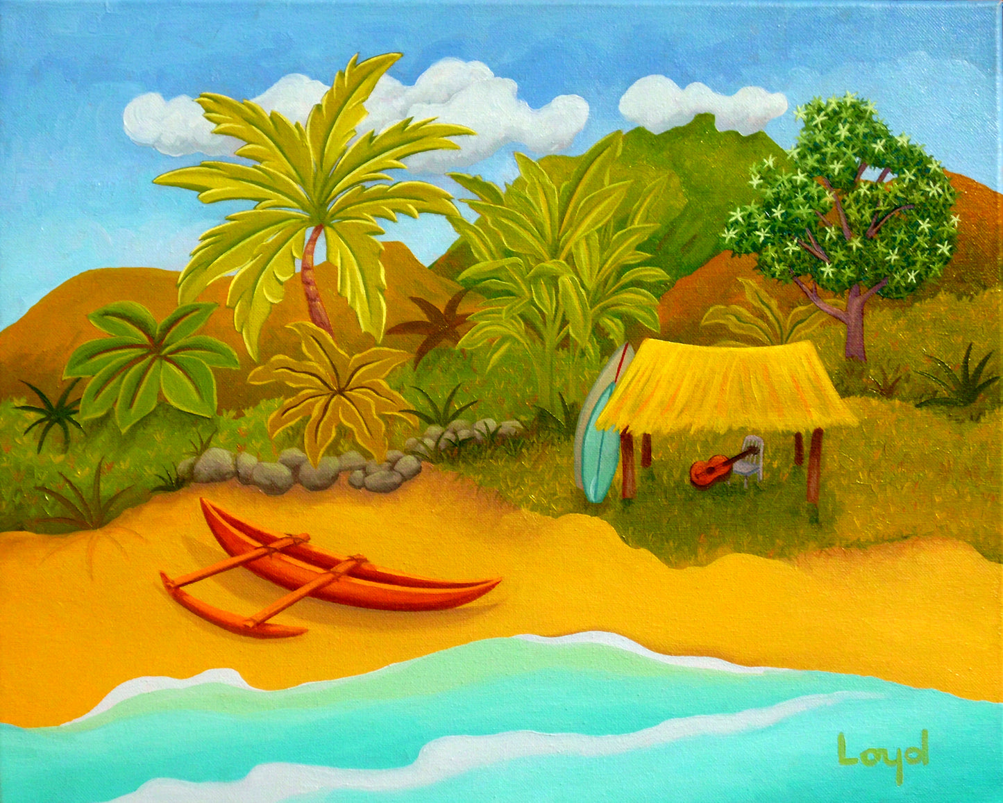 16" x 20" My Maui Hideaway