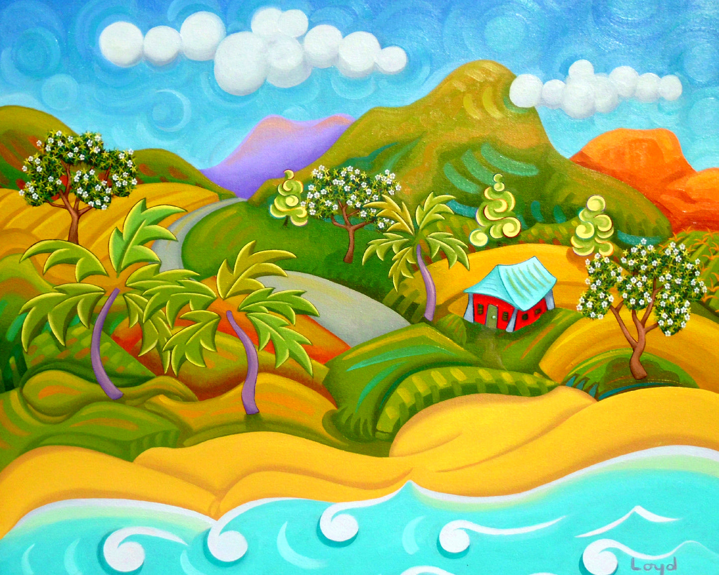Red House By The Shore