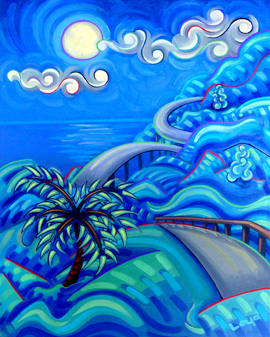The Pali by Moonlight