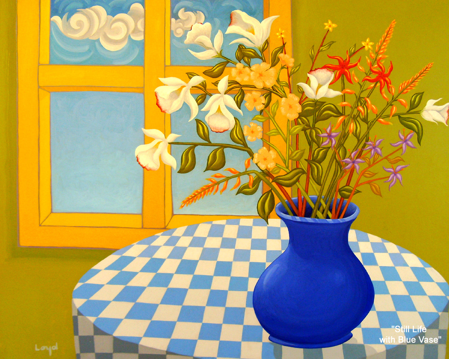 Still-Life With Blue Vase