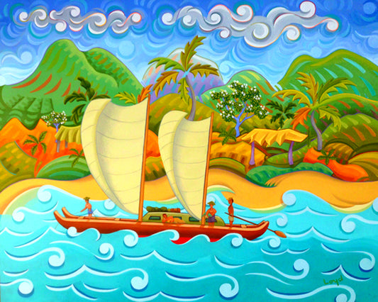 36" x 48" Na Lawai'a