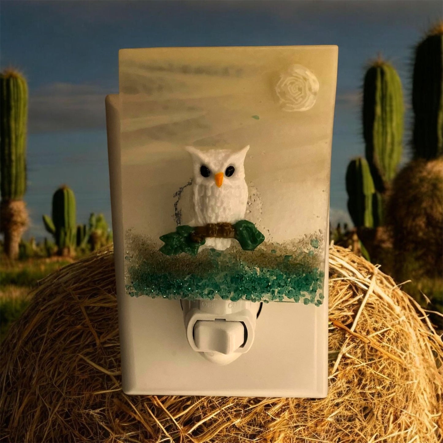 White Owl at Night