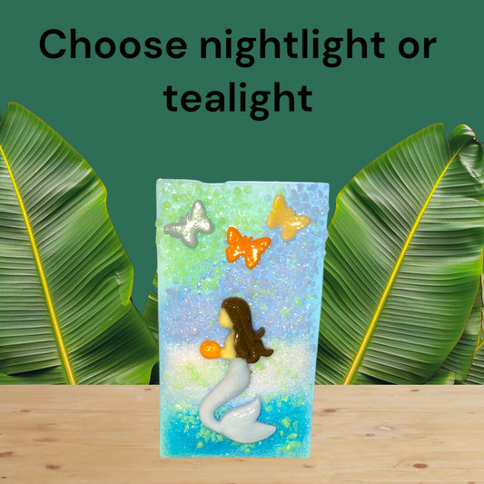 Choose Nightlight or Tealight Mermaid