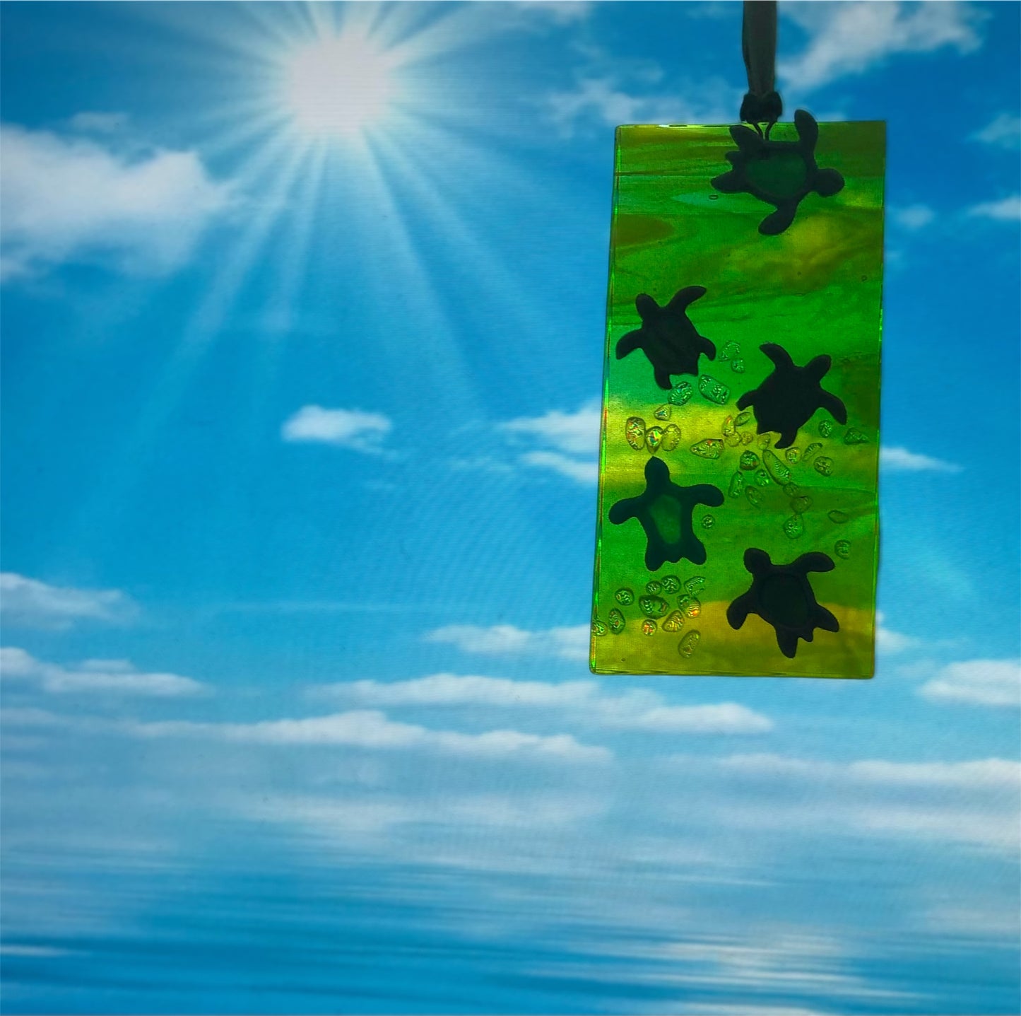 Suncatcher with 5 Turtles