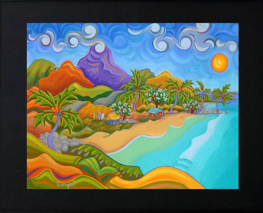 5" x 7" Matted Another Beautiful Day on Maui
