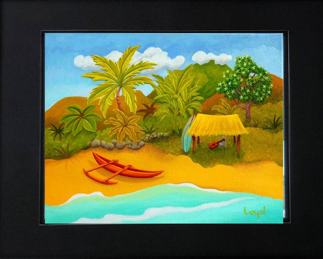 5" x 7" Matted My Maui Hideaway