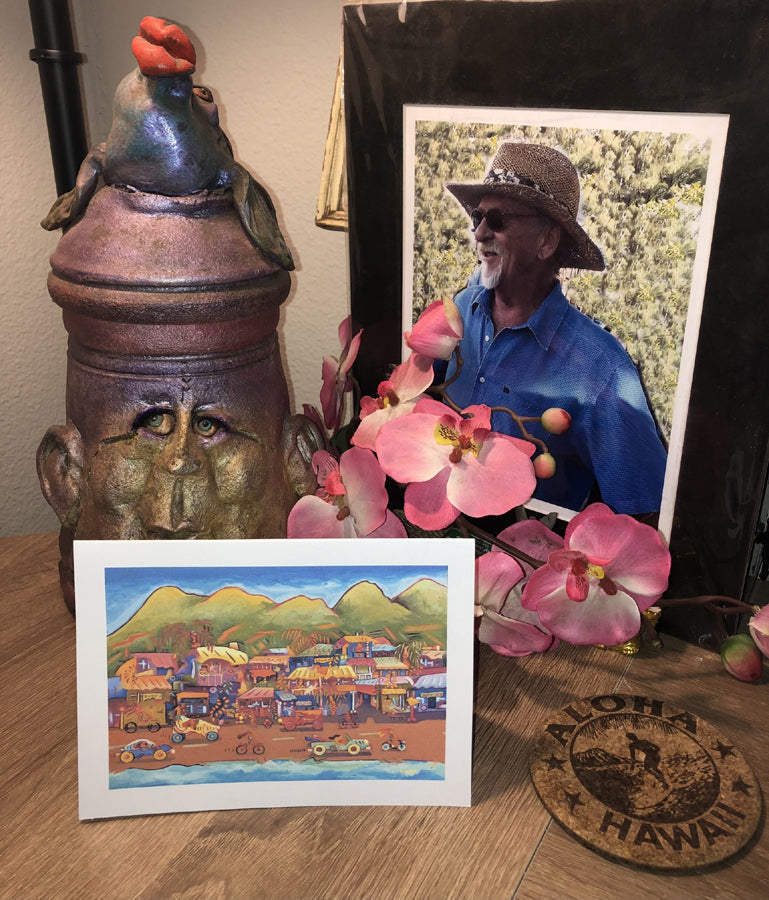Lahaina, Maui Art Card Set