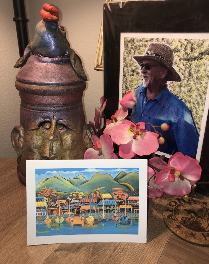 Lahaina, Maui Art Card Set