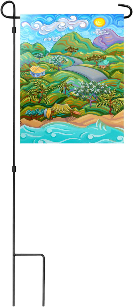 12" x 18" Garden Flag Mauka to the Leeward Side