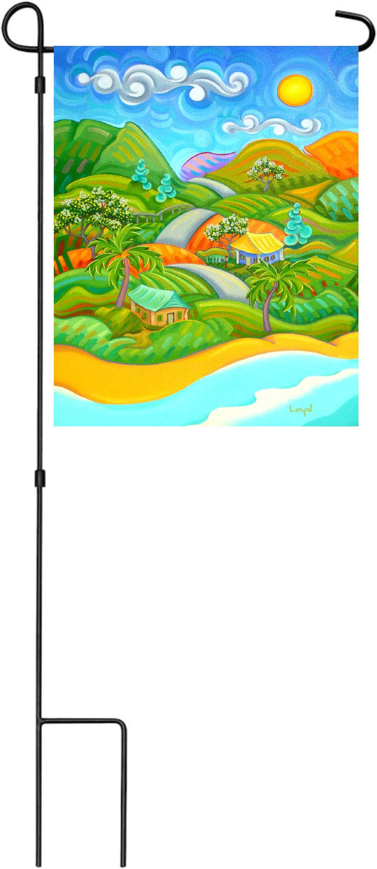12" x 18" Garden Flag Maui Sunshine